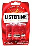 Listerine PocketPaks Oral Care Strips, Cool Heat 72 ea (Pack of 2)