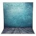 MOHOO 5x7ft Silk Photography Backdrop Background Photo Studio Prop Ocean Blue Backdrop 1.5x2.1M