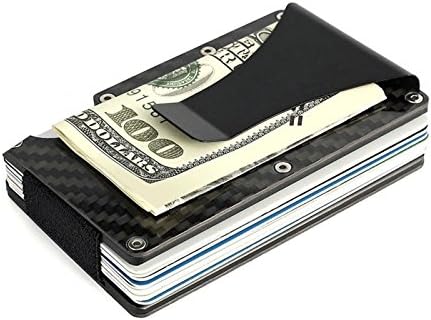 Yousmart Money Clip, Slim Wallet, Business Card Holder and Credit Card Holder, RFID Blocking Credit Card Holder Perfect for Men (Black)