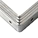 Alise 4mm Thick Shelf Brackets,Floating Shelves Bracket Heavy Duty L Brackets Corner Brace for Walls Wood Board,6X4 Inch Stainless Steel Brackets for Shelves,Brushed Nickel 4 Pcs