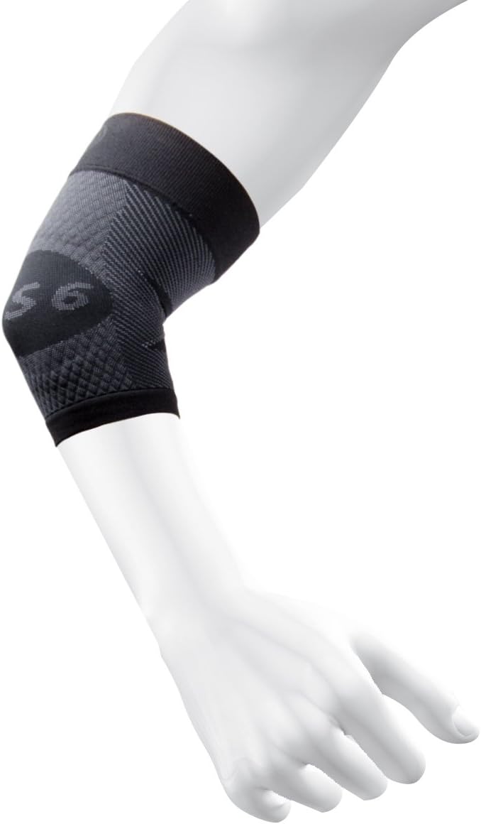 OS1st ES6 Elbow Compression Bracing Sleeve (One Sleeve) relieves Tennis or Golfer's Elbow, Cubital Tunnel Syndrome, Supports Damaged tendons & Controls Forearm Pain