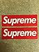 Supreme Skateboard Sticker Red 2 Pack