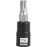 EGOFIX 1/4 Inch Drive x T30 Torx Bit Socket