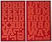 Dritz Iron-On Letters 1-1/2 Inch Athletic- Red