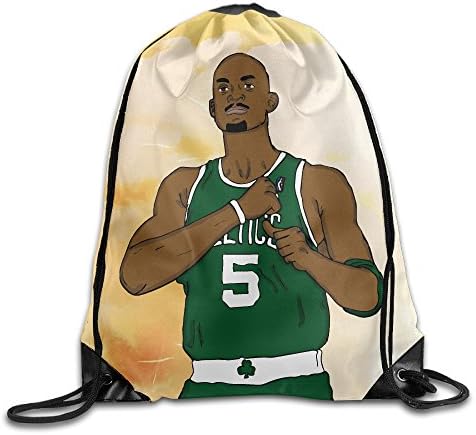 Great Kevin Garnett Art Logo Drawstring Backpack Sack Bag