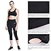 Baleaf Women's Seamless Racerback Yoga Pilates Sports Bra Removable Pads Black M