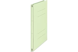 PLUS(プラス) Plus Flat File, A4 Vertical, 2 Holes, Back Width, Extendable Cenobus, Thinning, 86-946, Green