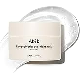 Abib Rice Probiotics Overnight Face Mask Barrier Jelly 2.7 fl oz | Korean Sleeping Mask for Glass Skin | Moisturizing &amp; Slugging Cream