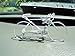 Handcrafted Mens Road Bike Small ~Unique Biking Birthday Gifts for Cyclists as Cake Toppers ~One Whole Aluminum Wire w/ No Single Break ~Metal Vintage Bicycle Art Decor as Cycling Biker Gifts for Him