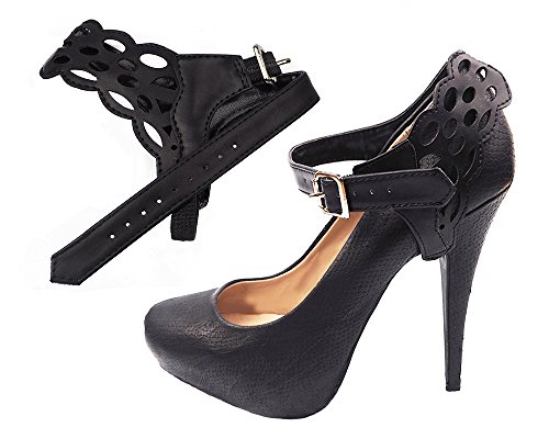 Detachable shoe straps - to hold loose heels, wedges, flats (arti…