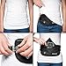 RFID Blocking Money Belt with 7 Anti-Theft Protector Sleeves (1 Passport and 6 Credit Card RFID Holders) for Travel