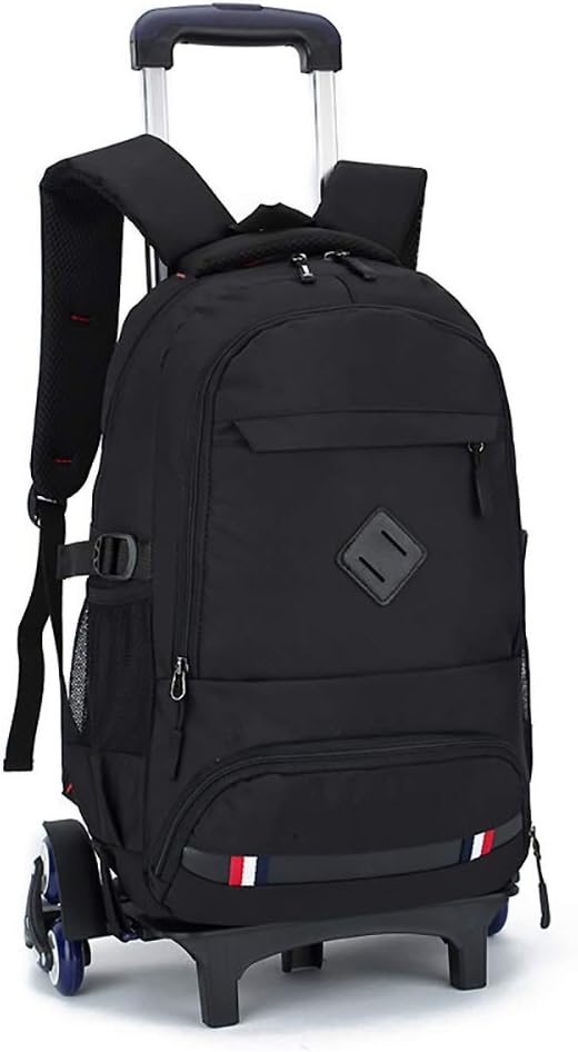 KYEEY Children's school bag Children's Six-wheeled Trolley Bag Primary School Boy 8-12 Years Old Climbing Stairs Middle School Student Detachable School Bag Children's Backpack Suitable for children