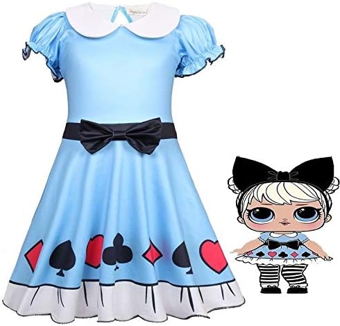 RXF Girls Kids LOL Doll Surprise Princess Fancy Dress Halloween Cosplay Costumes Party Outfit