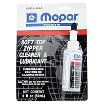 JEEP WRANGLER SOFT TOP ZIPPER CLEANER LUBE MOPAR OEM