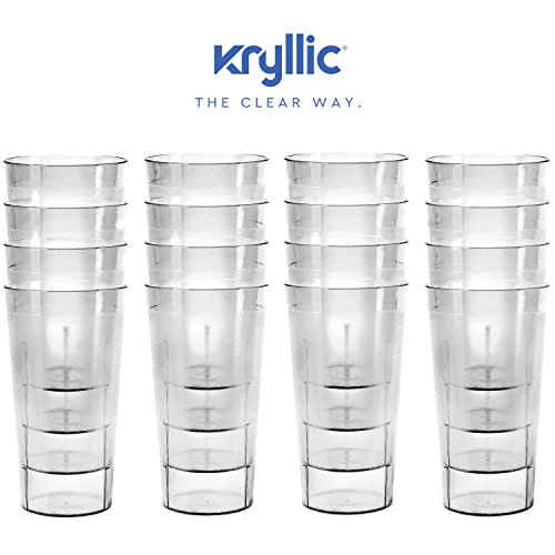 Plastic Cup Tumblers Drinkware Glasses Acrylic Tumbler Set of 16