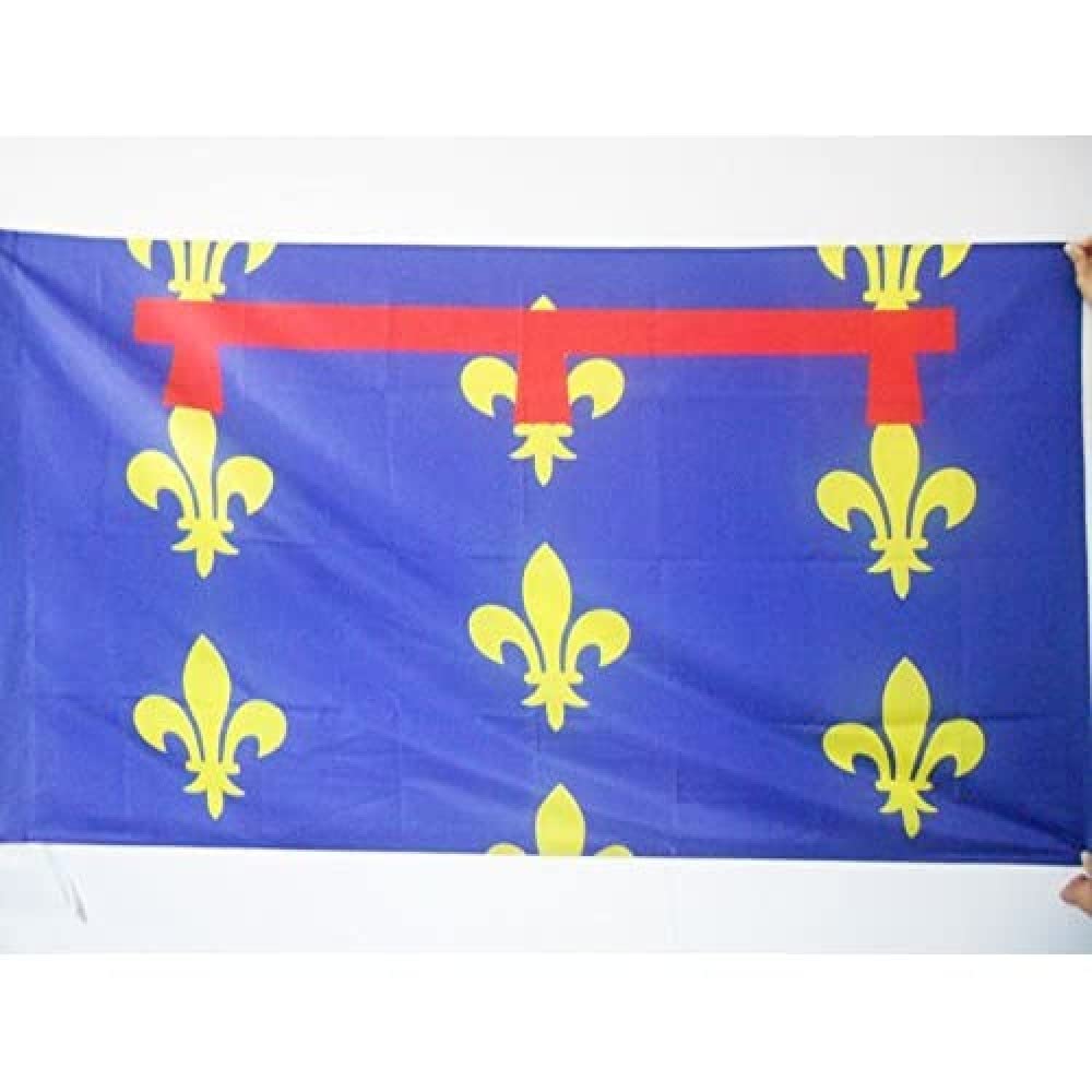 AZ FLAG - Kingdom of Naples 1282-1816 Flag - 3x5 Ft - Regno di Napoli Banner with Sleeve - 100% Polyester - Fade Resistant - Vivid Colors - 3' x 5' Feet - 150x90 Cm