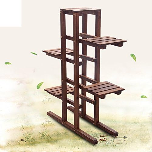 Solid wood flower stand/multi-storey bonsai flower racks/balcony,living room,indoor,wooden flowerpot rack-B