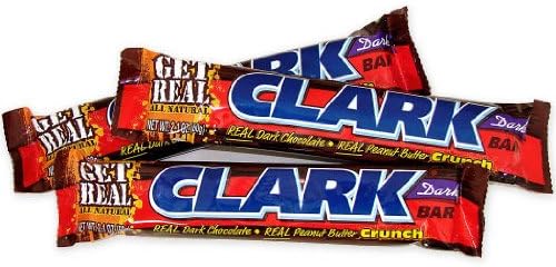 Clark Bar Dark Chocolate, 2.1 oz, 24 count
