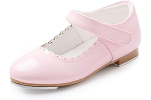 ARCLIBER Easy Strap Tap Shoes for Girls and Boys Dance Shoe Kids Tap Shoes(Toddler/Little Kid/Big Kid)
