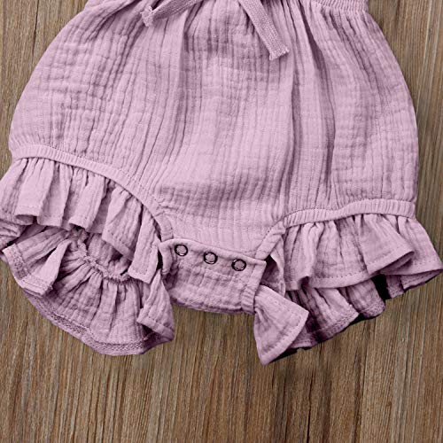 image for Trendypie Newborn Infant Baby Girl Romper Bodysuit Sleeveless Cotton J