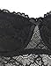 Burvogue Women's Lace Push Up Embroidery Bras Set