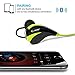 TOTU Bluetooth Headphones, V4.1 Stereo Noise Isolating Sports Sweatproof Headset with Mic for iPhone 7 Samsung Galaxy S7 and Android Phones [Upgraded Version], Black … (Green)
