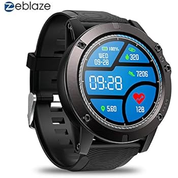 Zeblaze Vibe 3 PRO - Colorful Touch Display Sports Fitness Tracker Heart Rate IP67 Waterproof Rugged Military Remote Music Fitness Activity Wristband ...