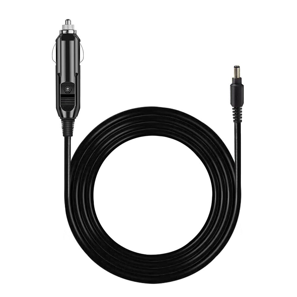 KUMA 12v TV Power Lead Supply Adaptor for Motorhome Campervan Caravan - Car Cigarette Lighter Socket Plug Adapter Charger for Television Satellite Navigation GPS DashCam - 12 volts Cig Extension Cable