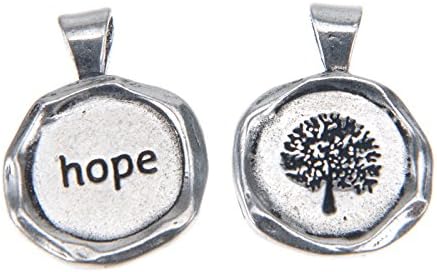 TREE, HOPE WAX SEAL PENDANT CHARM