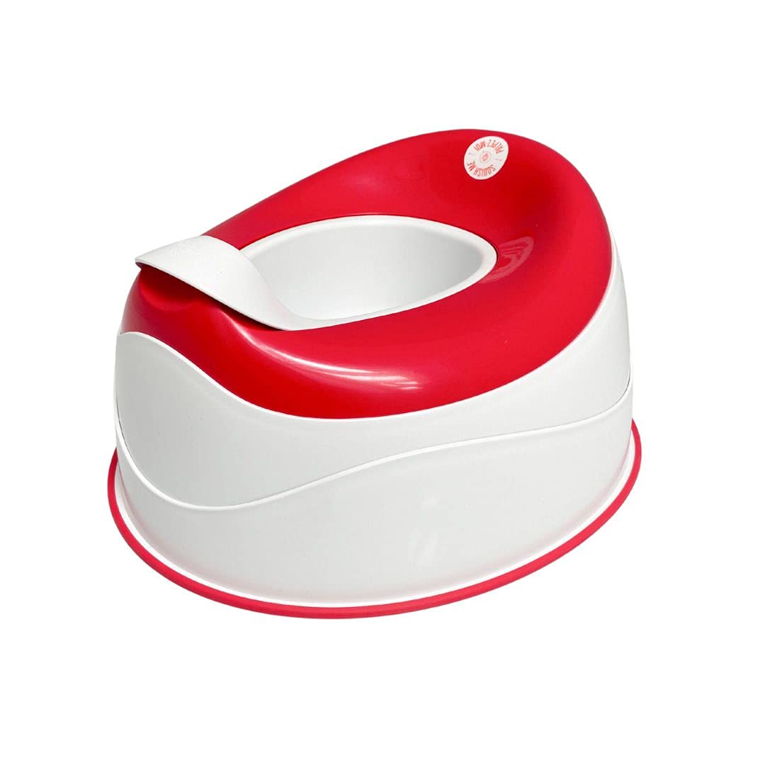 Prince Lionheart Pottypod® SQUISH| Cushion Top | Slip-Resistant Base |Removeable Basin | Easy Clean | Comfortable Potty & Toilet Training – Flashbulb Fuchsia Pink