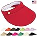 DRY77 EagleLine Clip on Golf Visor Hat Ladies Women Wide Brim Sun Sport Tennis
