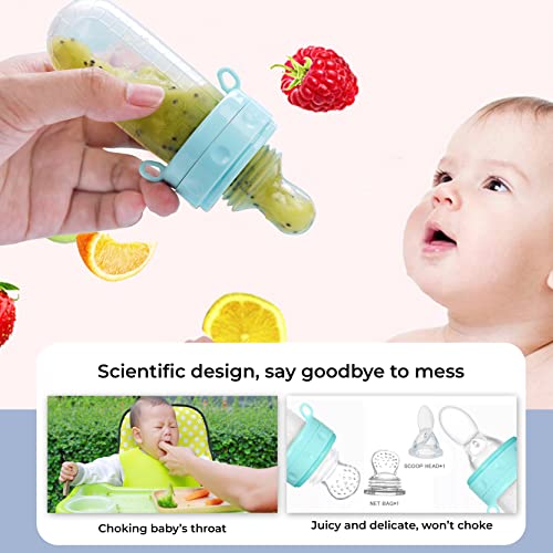 Baby Feeder, Fruit Feeder PacifierMilk Frozen Silicone Infant Spoons
