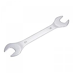 uxcell Thin Open End Wrench, 16mm x 17mm Metric