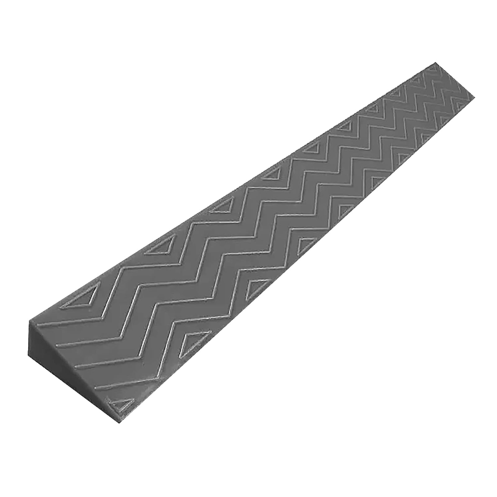 XQZMD Threshold Ramps, Non-Slip Wheelchair Ramp, Gray, 100 x 15 x 7cm