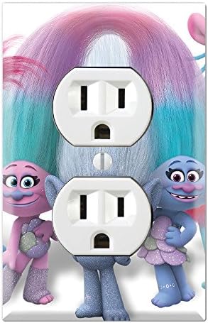 Duplex Wall Outlet Plate Decor Wallplate - Trolls