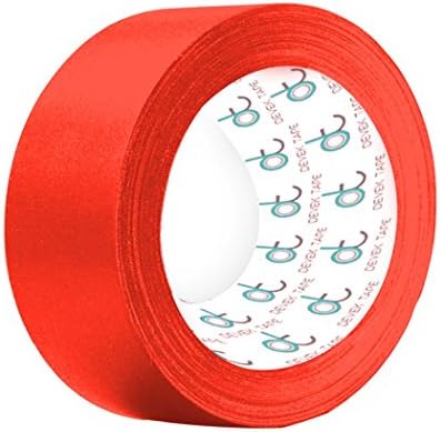Devek Professional's Choice Premium Gaffer Tape Matte Cloth With Rubber Adhesive 12.5 Mil Thick 2 Inch x 25 Yards Neon Orange