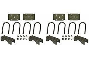 MGUOTP Replacement for Tandem Trailer Springs Over-Under Conversion Flip Kit 3500# Axles 2.375" tube