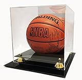 Deluxe Acrylic Basketball Display Case with Mirrored Back