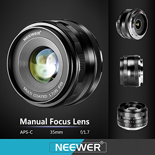 Neewer-35mm-F17-Large-Aperture-Manual-Prime-Fixed-Lens-APS-C-for-Sony-E-Mount-Digital-Mirrorless-Cameras-NEX-3-NEX-3N-NEX-5-NEX-5T-NEX-5R-NEX-6-7-A5000-A5100-A6000-A6100A6300-A6500-A9