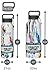 Healthy Human Stainless Steel Water Bottle | Double Walled Vacuum Insulated Water Thermos for Adults | Eco-Friendly Travel Bottles with Leak Proof Lid (Art Deco, 40 oz / 1183 ML)