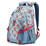 High Sierra Loop Backpack for Men and Women, Compact Bookbag Backpack for College Students or Business Professionals, Stylish Lunch Backpack, Lightweight Unisex Backpack for School, Office, or Travel