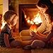 HemingWeigh Natural Himalayan Rock Salt Lamp 6-7 lbs with Wood Base, Electric Wire & Bulb