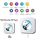 Tocode CD Player Wall Mountable Bluetooth Speaker Innovative Pull Switch with Remote HiFi Speaker USB Drive Player and MP3 3.5mm Headphone Jack