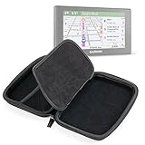 Premium Quality 7-inch Hard Shell EVA Case in Black for the NEW Garmin DriveSmart 60LMT / 70LMT Satnavs - by DURAGADGET