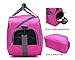 MIER 20 Inches Sports Gym Bag Travel Duffel Bag with Shoes Compartment for Women and Men (Pink)