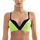La Isla Women's Push Up Underwire Padded Racerback Cool Comfort Sports Bra