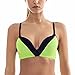 La Isla Women's Push Up Underwire Padded Racerback Cool Comfort Sports Bra