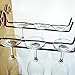 DBYAN Wine Glass Rack,Vintage Style Rubbed Bronze 2 Rows Stainless Steel Wall-Mounted Stemware Hanging Wine Glass Hanger Holder for Valentine Xmas Gift Bar Home Cafe