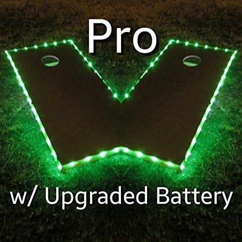 Pro Glow Cornhole Edge Lights (Pro Green)