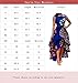Womens African Print High Low Dashiki Dress Maxi Sleeveless Summer Party Dress